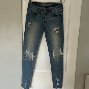 American Eagle super super stretch jean